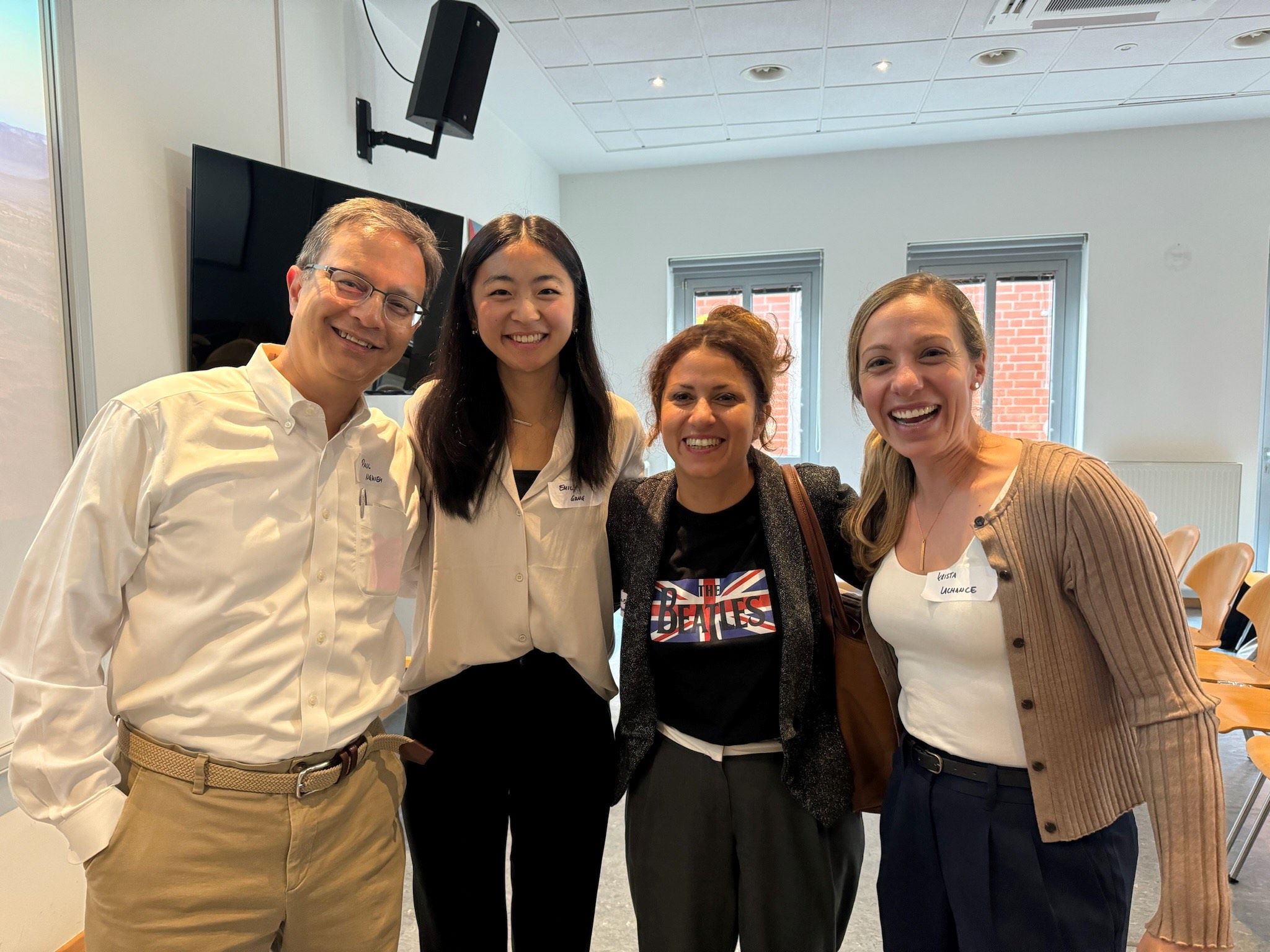 Dr. Paul Nghiem, Emily Gong, Dr. Mahtab Samimi, and Krista Lachance